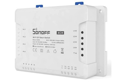 SONOFF 4CH R3 Smart Switch,4 independently Channel WiFi Remote Time Switch, LAN 