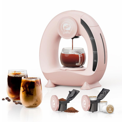 Single Serve Kaffeemaschine für Tasse/gemahlener Kaffee, MINI Q Americano 2