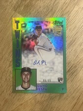 David Festa 2025 Topps Archives 1984 Auto Green Foil /99 #84FFA-DF Twins Rookie