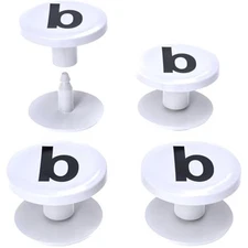 4-Pack Replacement Buttons with B for Bogg Bag Handle Strap. Compatibl
