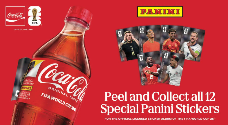 Panini FIFA World Cup 2026 Sticker Coca-Cola U-PICK Stickers Version US NEW