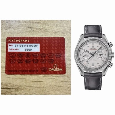 Omega Speedmaster GSOTM Grey Side Of The Moon 9300 Pictogram Card 31193445199001
