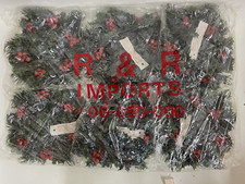 6X Vintage  Christmas Candle Ring Wreath 8&rdquo; Diameter Hong Kong