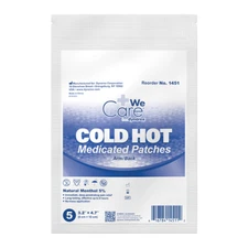 Dynarex Cold Hot Medicated Patches- Arm/Neck 8 cm x 12 cm,  Box of 5  EXPIRED