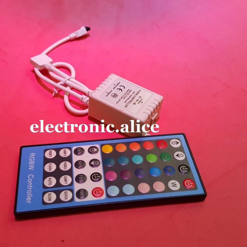 DC12-24V 40 Key 5PIN IR Remote Controller For 3528 5050 RGBW RGBWW LED Strip  - Image 3 of 4