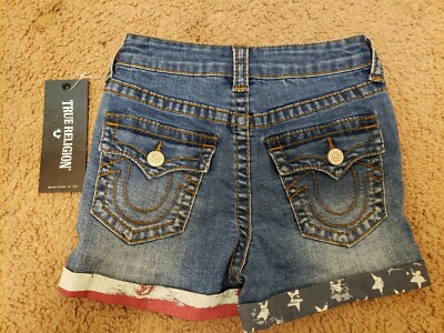 true religion girls shorts