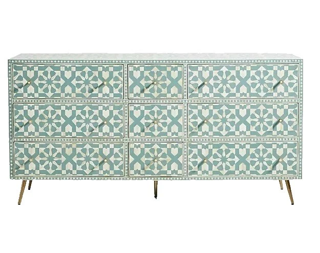 Solid Wood Living Room Moroccan Home Furniture