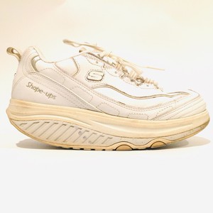 skechers shape ups white