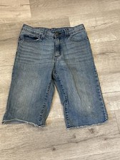 Crazy 8 Boys Blue Denim Shorts 12 Adjustable