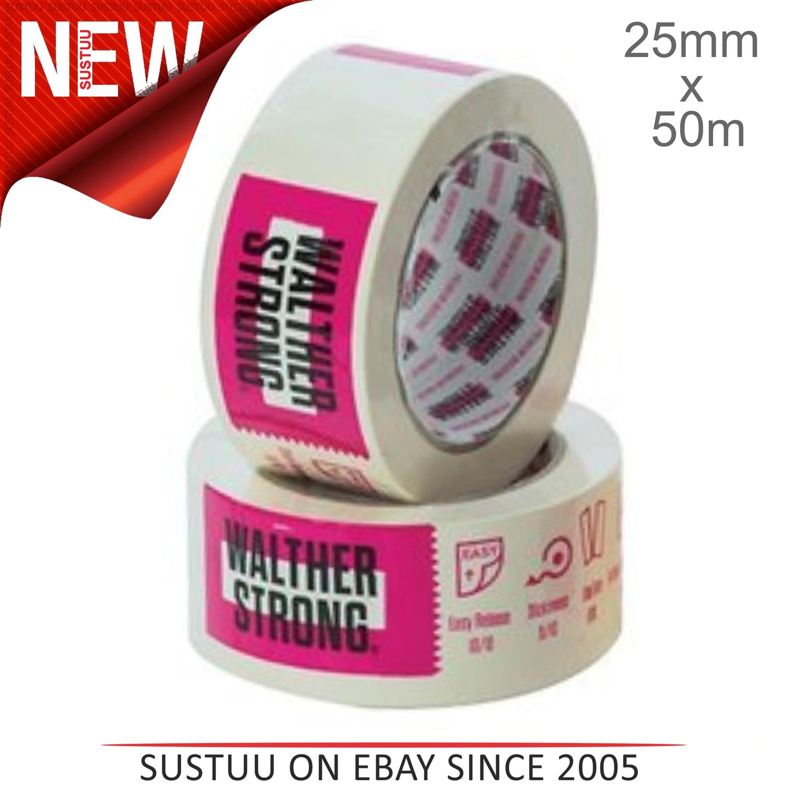 Walther Strong Pro High Performance 14 Days Masking Tape│25mm x 50m eBay