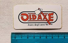 OLDAXE Aufkleber Jeans 80er Jahre Vintage Original Sticker Autocollant