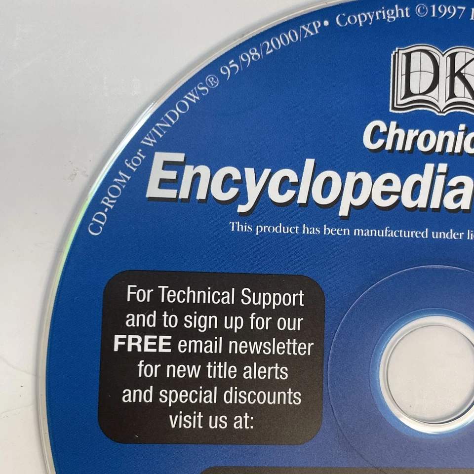 Encyclopedia of History DK Chronicle Vintage PC CD-ROM 1997 - Image 3 of 4
