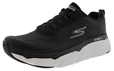 SKECHERS MEN'S MAX CUSHIONING ELITE 54430BKW LACE-UP RUNNING SHOES
