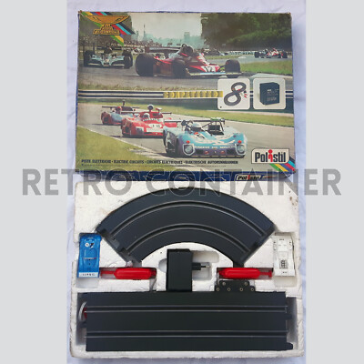 Vintage POLISTIL Policar La Pista dei Campioni Slot Cars