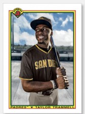 TAYLOR TRAMMELL 2020 Bowman Baseball Oversized 1990 Bowman Card 5x7 #/49