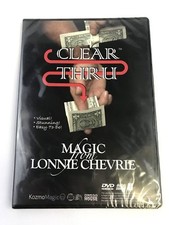 Clean Thru / Clear Thru by Lonnie Chevrie MAGIC TRICK DVD