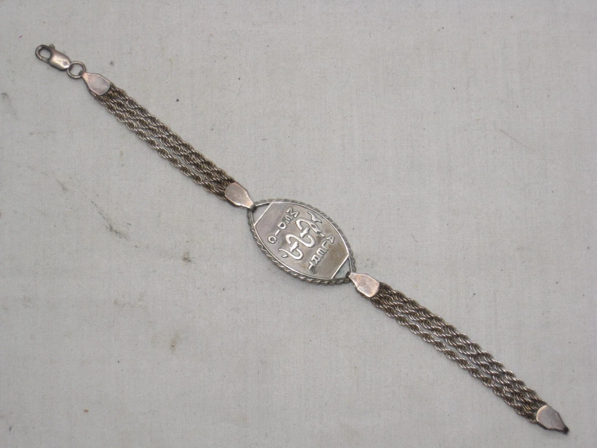 vintage MEDIC ALERT sterling bracelet Hydrocortisone ADDISON S
