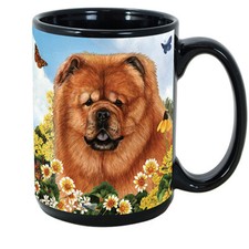 Garden Party Mug - Red Chow Chow