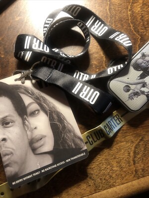 N25 Beyoncé Jay-Z On the run 2 スピーカー 非売品 OTR2 BEYONCE / JAY-Z TOUR -VIP PASS with LANYARD, WRISTBAND