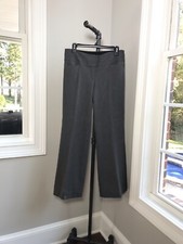 Express Editor Mid Rise Gray Career Dress Pants Women s 6 Regular EUC