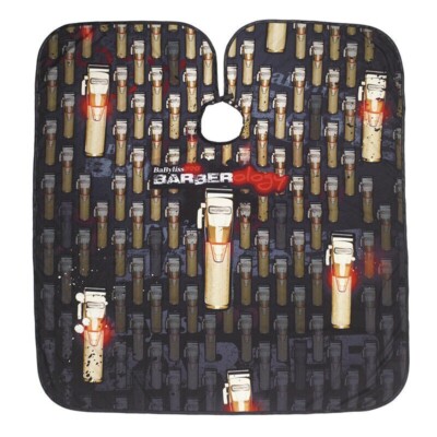 Babyliss PRO Barberology GoldFX Barber Cape w/ Snap Button Closure by Illuzien