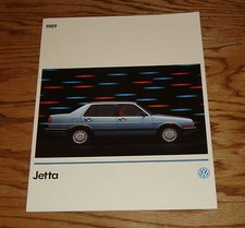 Original 1989 Volkswagen VW Jetta Sales Brochure 89 GL GLI Carat