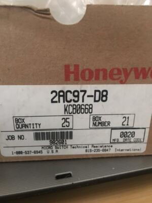 20 NEW Honeywell 2AC97-D8 Micro-Switch Control Door Safety Interlock BEST PRICE