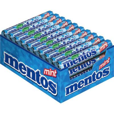Mentos Mint Rolle, Kau-Bonbon, Dragee, 40x38 g Rl.