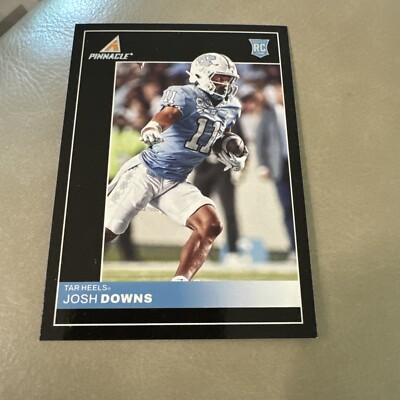 Josh Downs Pinnacle Rookie 2023 Chronicles Draft Picks Card Indianapolis Colts