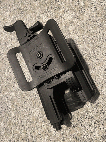 Orpaz T40 Comp w/ Glock 19 Holster with Light for Right-Handed - Picture 2 of 8