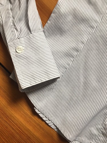 schöne Bluse/Hemd, ZARA WOMAN, Gr. S, Nadelstreifen, weiß/schwarz, guter Zustand - Bild 5 von 6