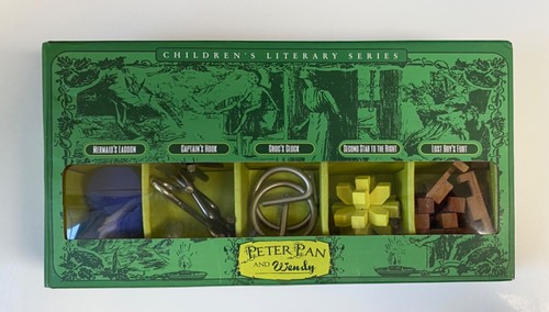 Peter Pan & Wendy Brain Teaser Assorted Puzzle Game Toy SET OF 5 Project Genius - Picture 2 of 9