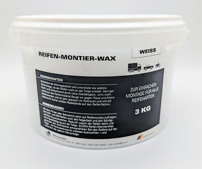 Reifen Montage Paste 3 kg weiß Reifenmontagepaste Montagewax