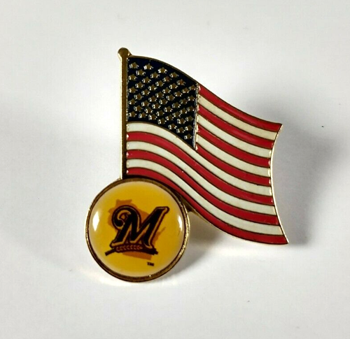 Milwaukee Brewers Hat Lapel Pin MLB 