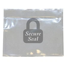 7x10 or 4.5X5.5 Clear Packing List Slip Envelopes Self Adhesive 2.5mil