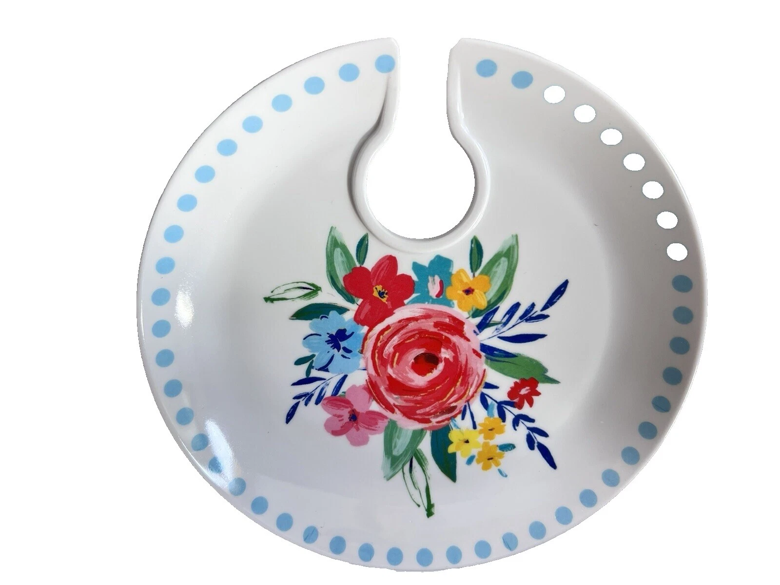 Glass Floral Dinnerware Plates