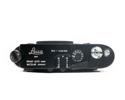 Leica M4 Schwz Lackiert Camera Body Black Paint No.124xxxx 1969