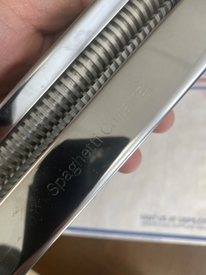 MARCATO Spaghetti Chitarra Cutter Attachment Chrome Made in Italy - Image 4 of 4