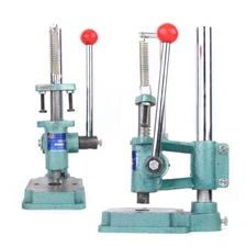 Hand Punch Machine Leather Hole Puncher Manual Embossing Imprinting Press Tool