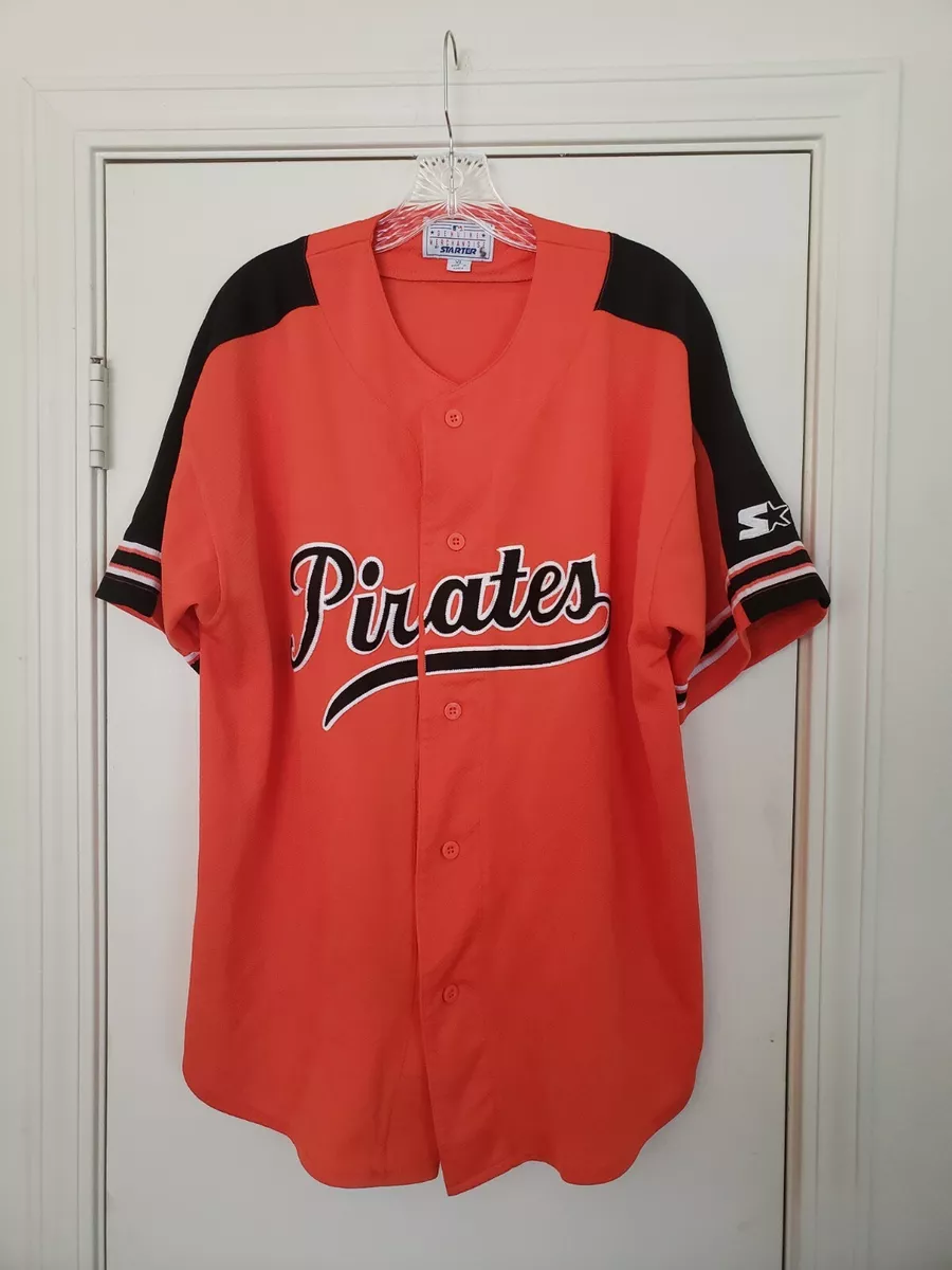 38 Pittsburgh Pirates Starter Orange Jersey XL