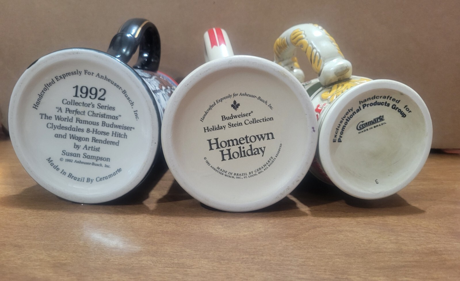3 budweiser beer steins eBay