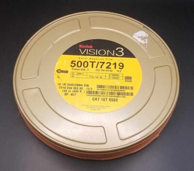 KODAK 16MM VISION3 COLOR NEG. MOVIE FILM 500T / 7219 400ft *NOS