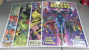 DC / MARVEL ALL ACCESS #’s 1-4 SET Comics 1996-1997 Complete 1 2 3 4