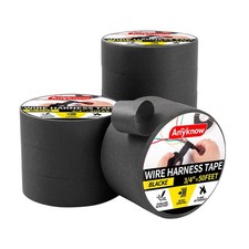 Flame Retardant Self-Adhesive Wire Harness Tape with Adhesive Backing, 10 Rol...