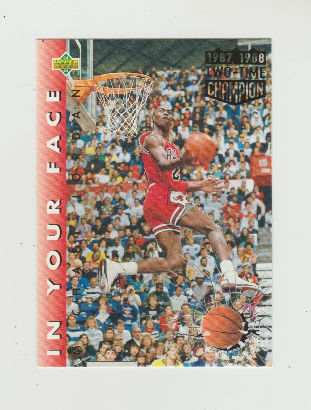 1992-93 Upper Deck #453 Michael Jordan Chicago Bulls HOF