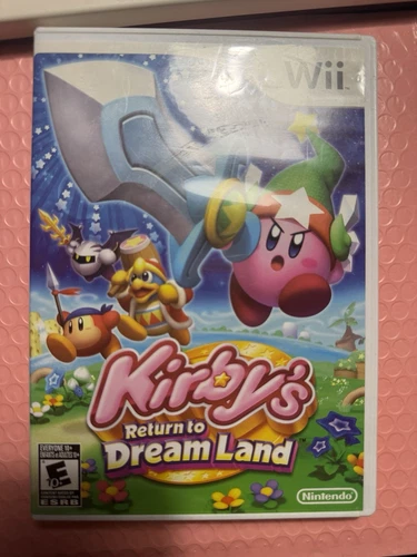 Kirby's Return to Dream Land -Nintendo Wii Game - Case and Game