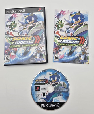 Sonic Riders: Zero Gravity (Sony Playstation PS2) Complete w/ Manual, Tested