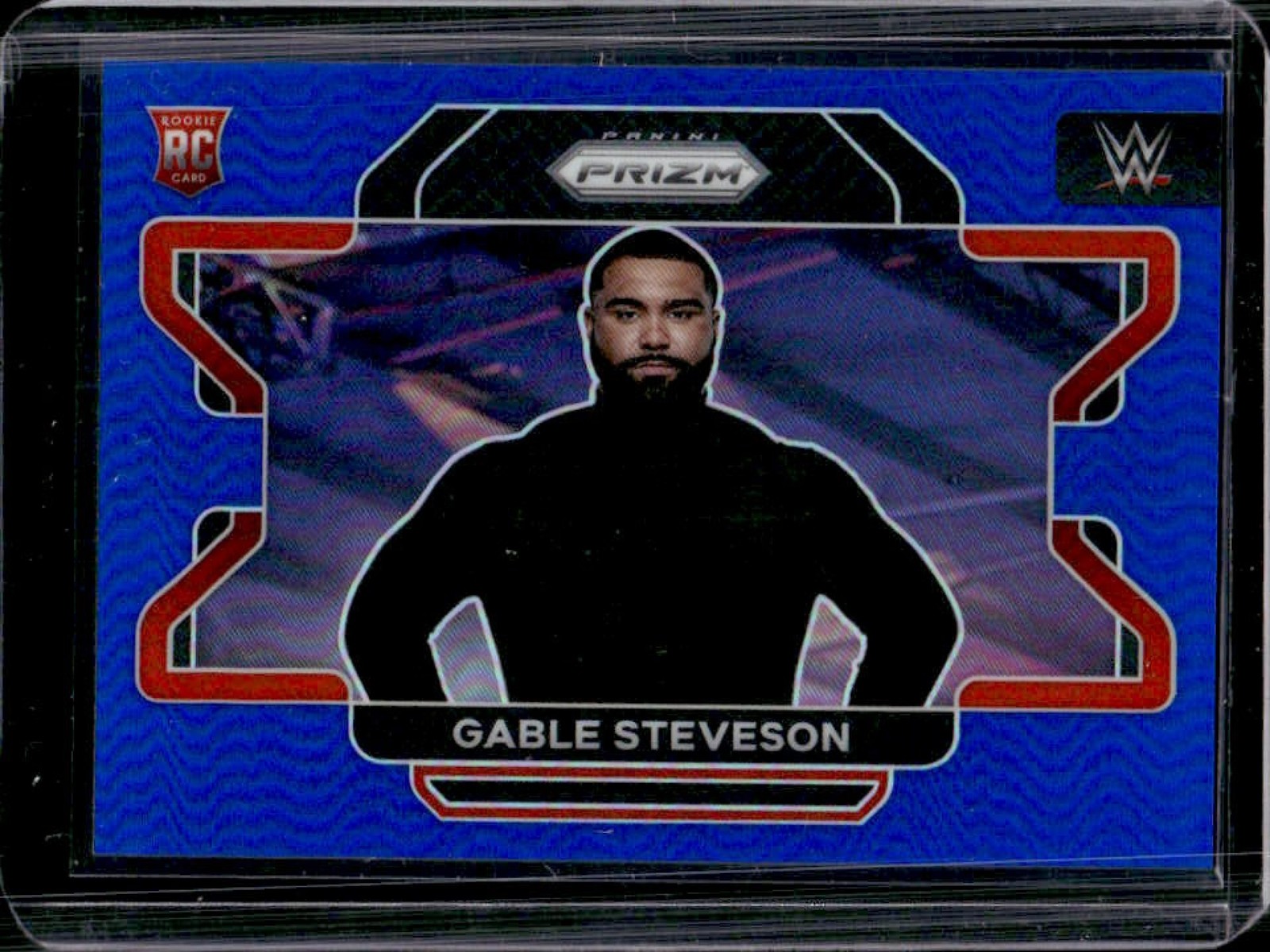 2022 Panini Prizm WWE Gable Steveson RC Blue Rookie #/199