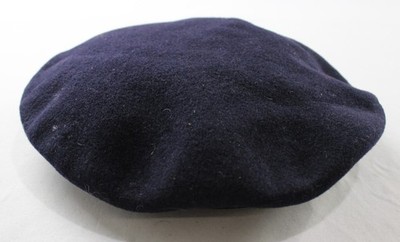 Kangol Unisex Adult Monty Fitted Wool Military Beret Hat CL8 Dark Blue Size XL