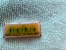 1988 Hands Across The Parklands Santa Monica Mtns Natl Park Event Logo Lapel Pin